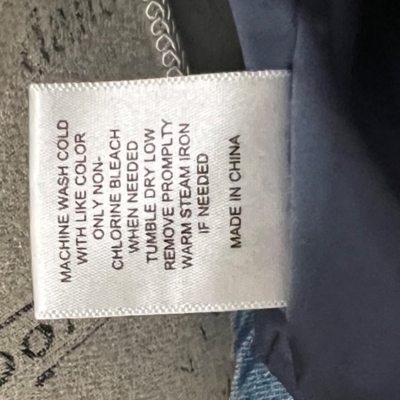 A Loves A Denim Braided Crew Neck Open Front Long Sleeve Jacket Size XL - rare! - Picture 11 of 13